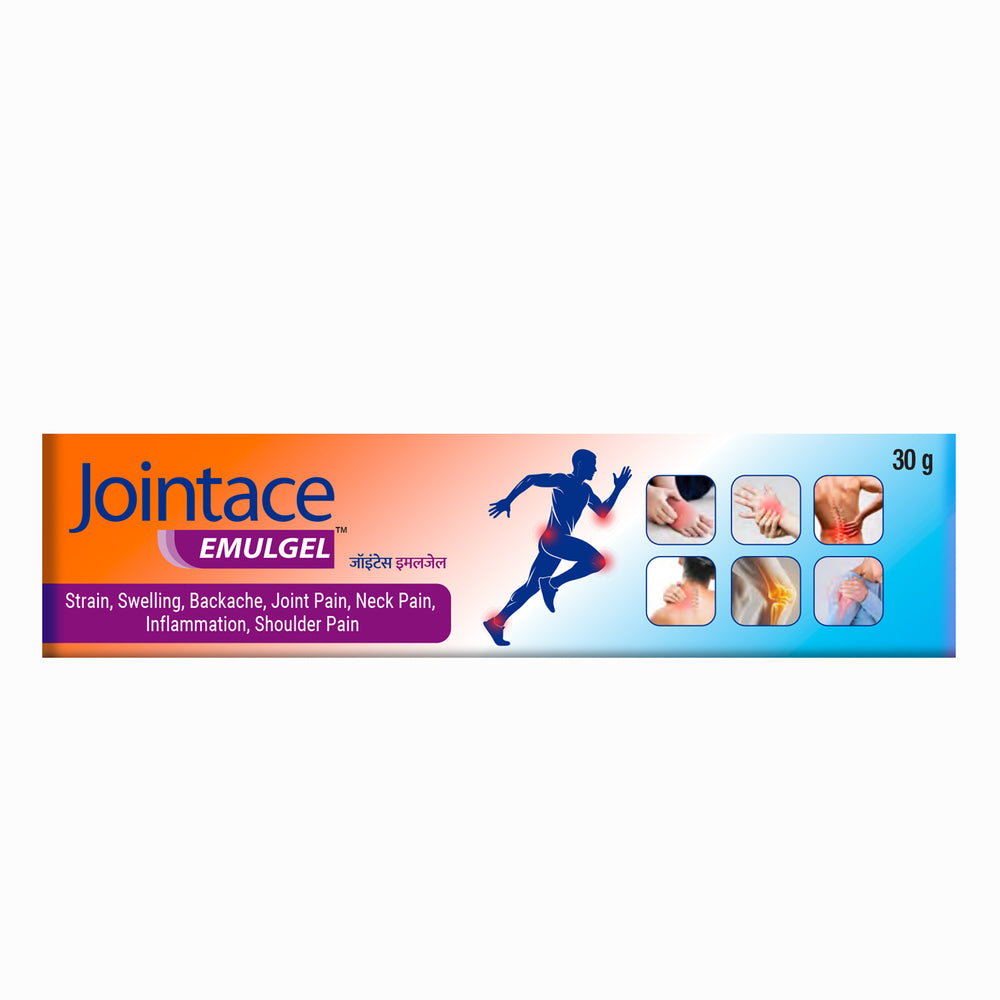 Jointace Pain Relief Emulgel | Diclofenac, Menthol & Methyl Salicylate | Fast Relief for Joint & Muscle Pain |30 g
