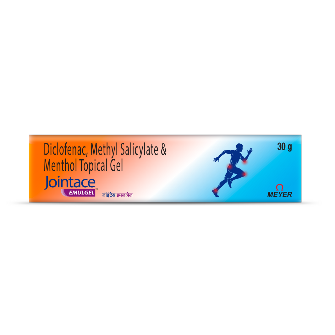 Jointace Pain Relief Emulgel | Diclofenac, Menthol & Methyl Salicylate | Fast Relief for Joint & Muscle Pain |30 g