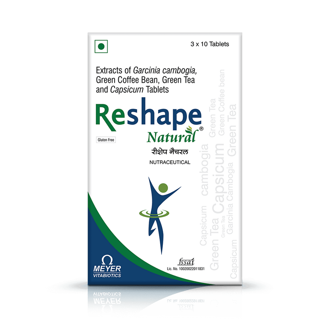 Reshape Natural Weight Loss 10 Tablets - 1 Strip