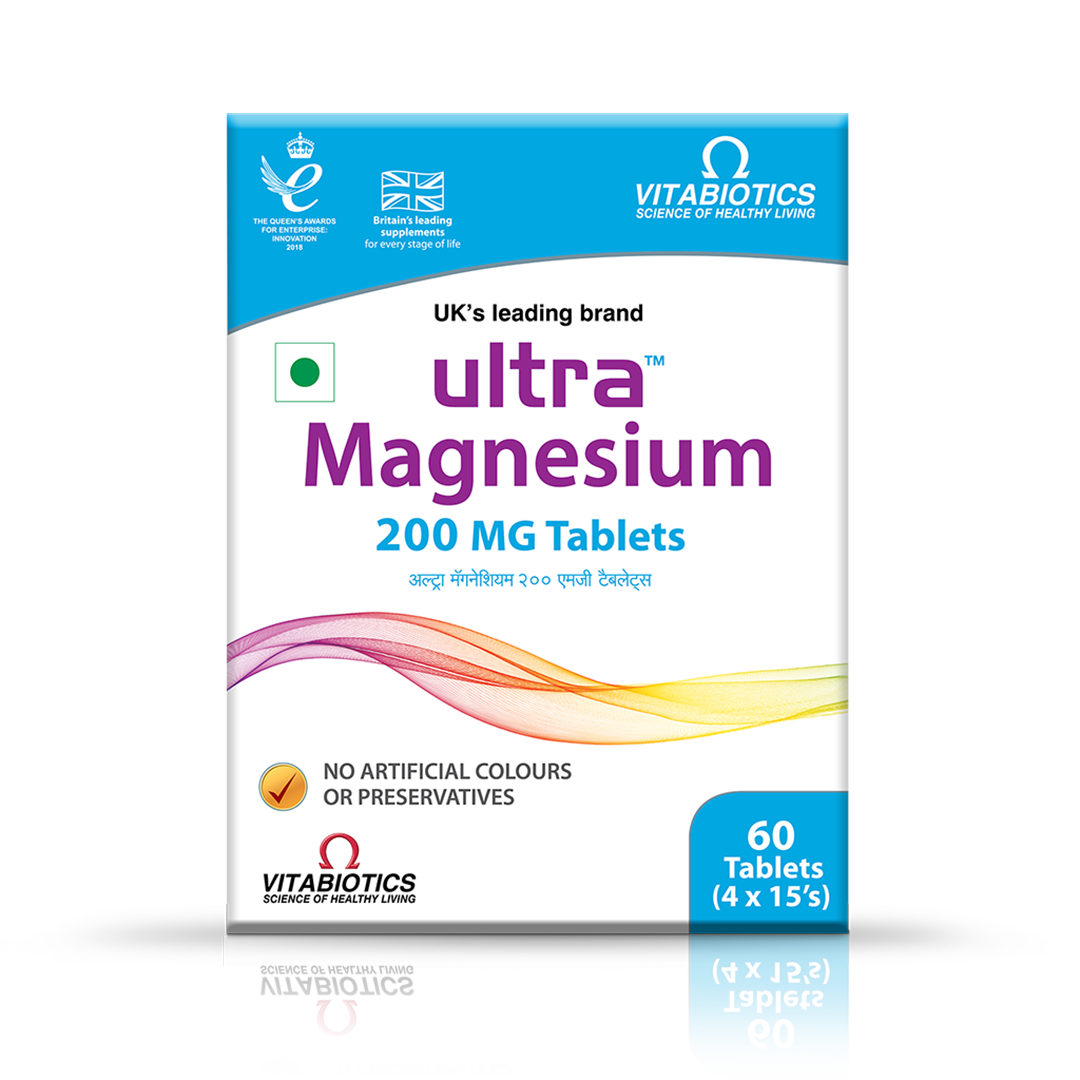 Magnesium Supplement - Buy Ultra Magnesium 200 mg Tablets