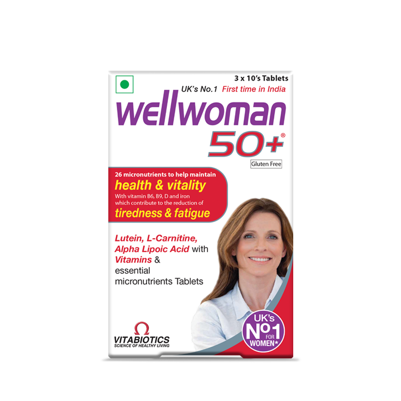 Women's 50+ Multivitamin Supplement - Buy Wellwoman 50+® Tablets