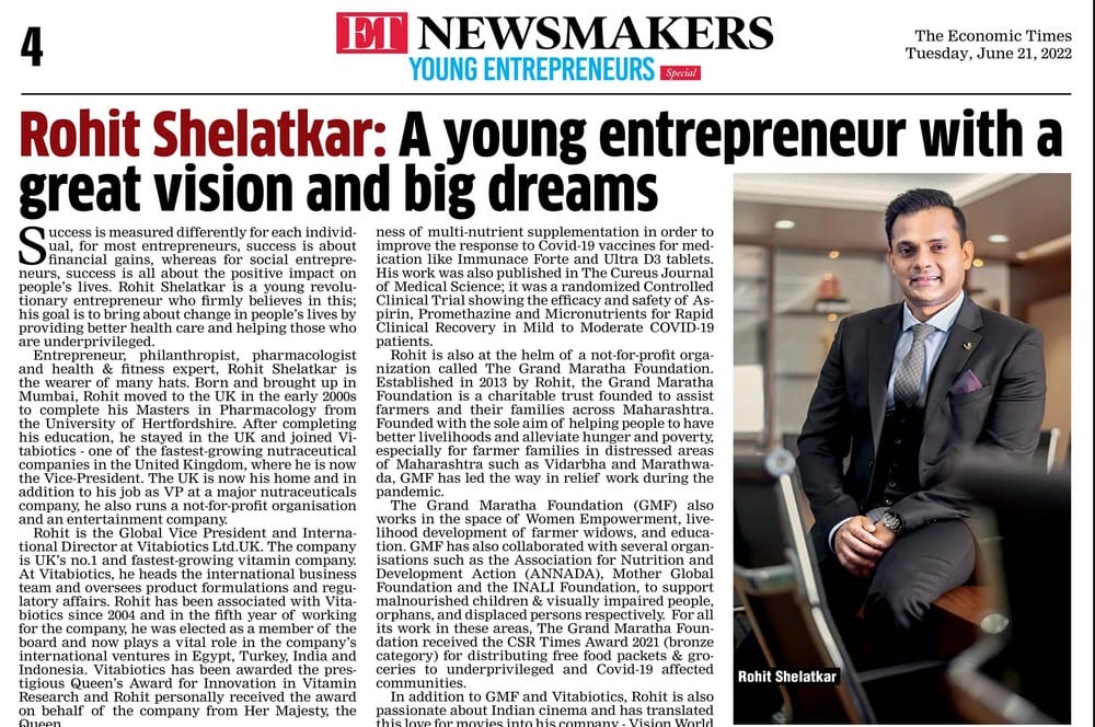 A young entrepreneur with a great vision and big dreams