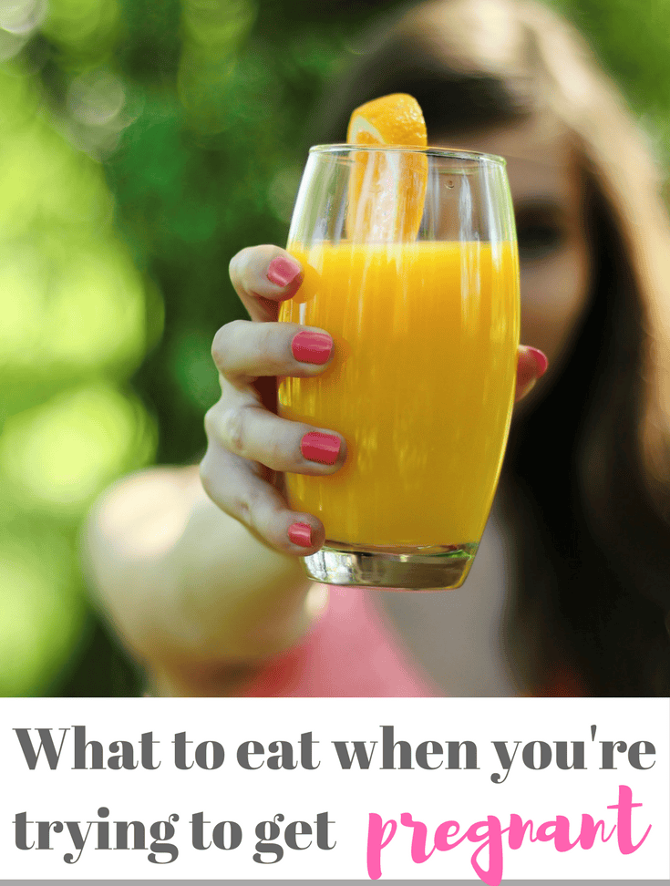 What to eat when you’re trying to get pregnant