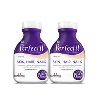 Perfectil Multivitamin for Skin, Hair & Nail for Men & Women ( Pack of 2 ) + Free Magenesium