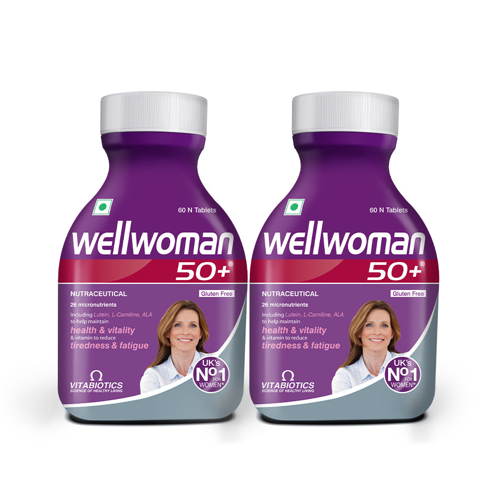 Wellwoman 50+ Multivitamin Tablets for Women Aged 50 Plus  ( Pack of 2 ) + Free Magnesium