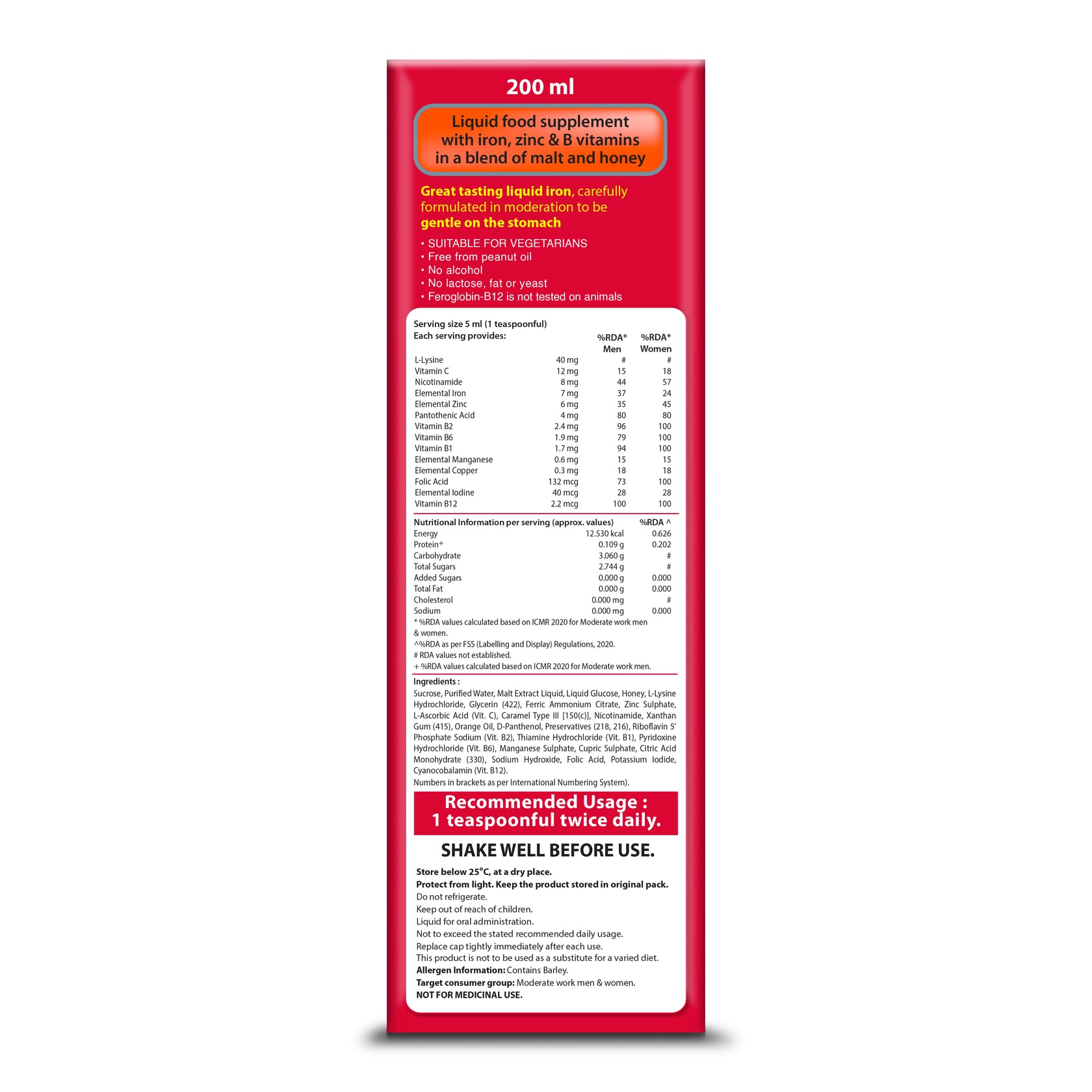 Feroglobin B12 Liquid 200ml