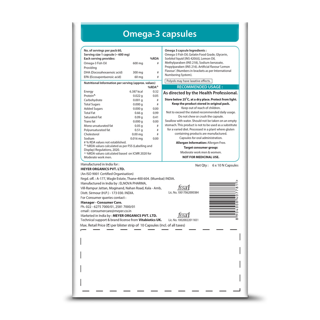 Ultra Omega-3 10 Capsules