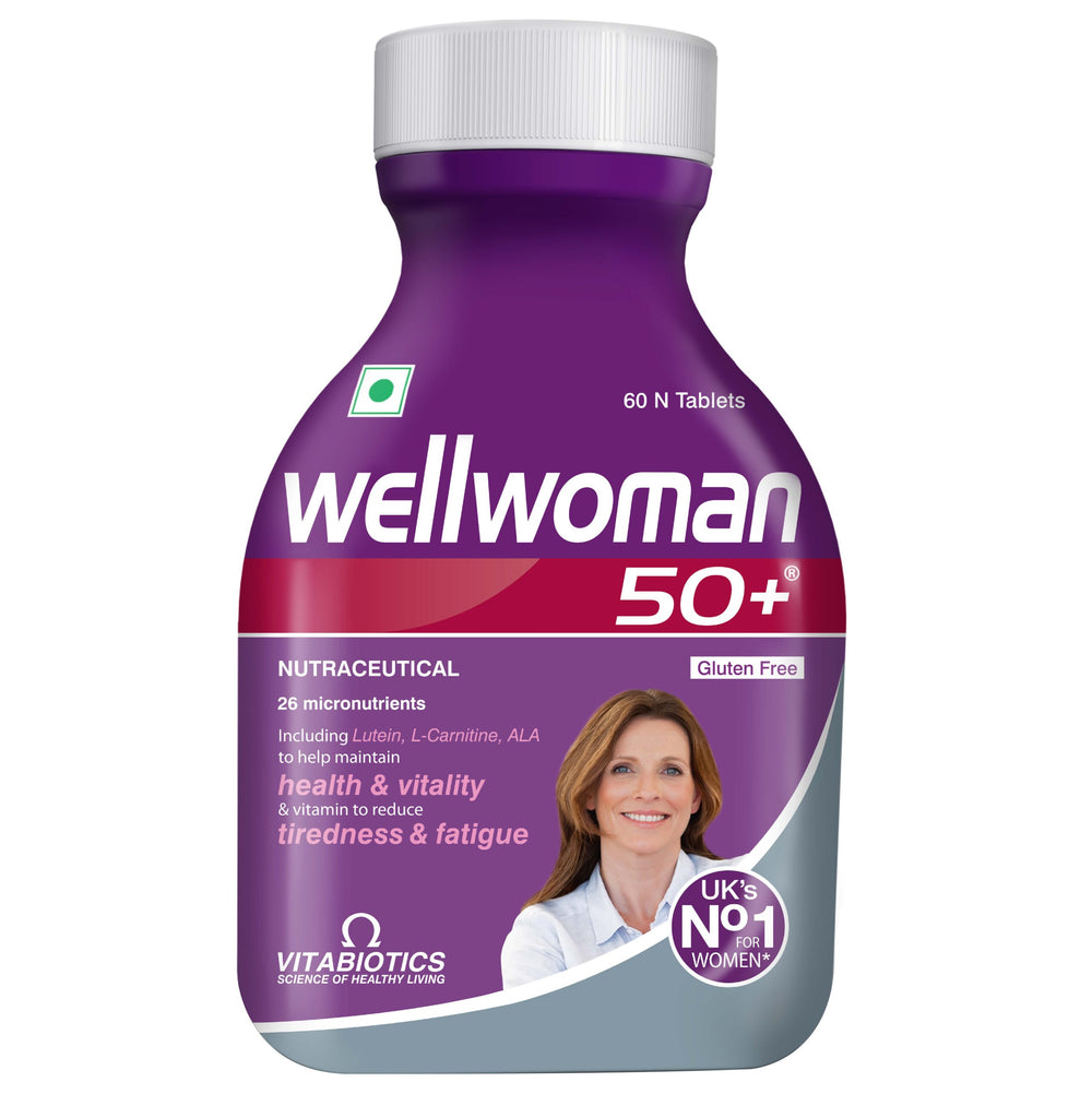 Wellwoman 50+ Multivitamin Tablets for Women Aged 50 Plus | 60 Tablets - Tub Pack