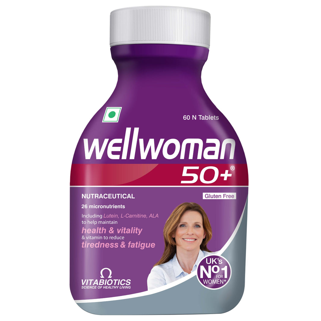 Wellwoman 50+ Multivitamin Tablets for Women Aged 50 Plus | 60 Tablets - Tub Pack