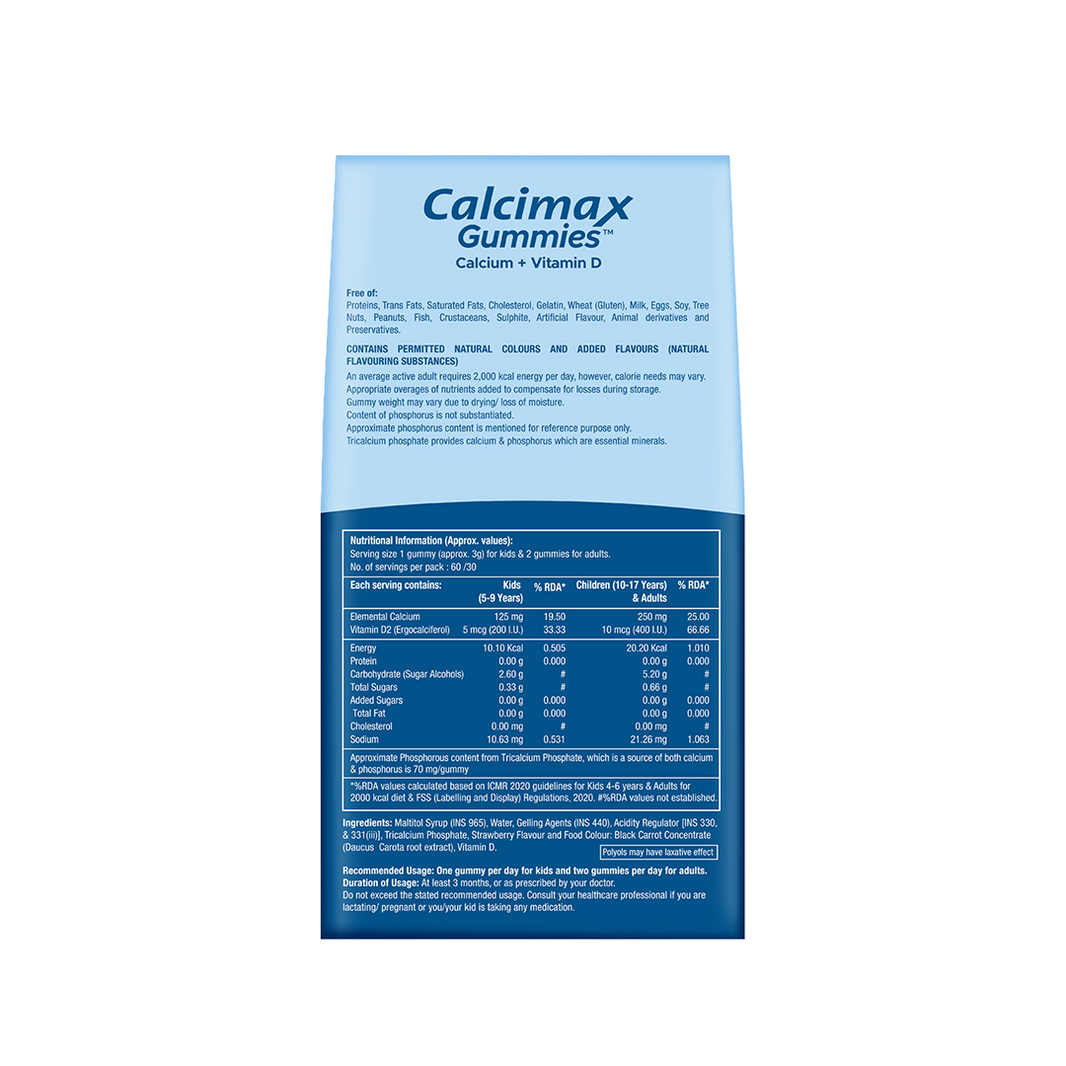 Calcimax Gummies( 60 Gummies)