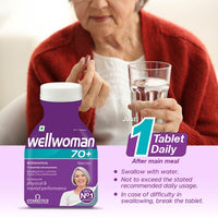 Wellwoman 70+ Multivitamin Tablets for Women Aged 70 Plus | 60 Tablets -Tub Pack