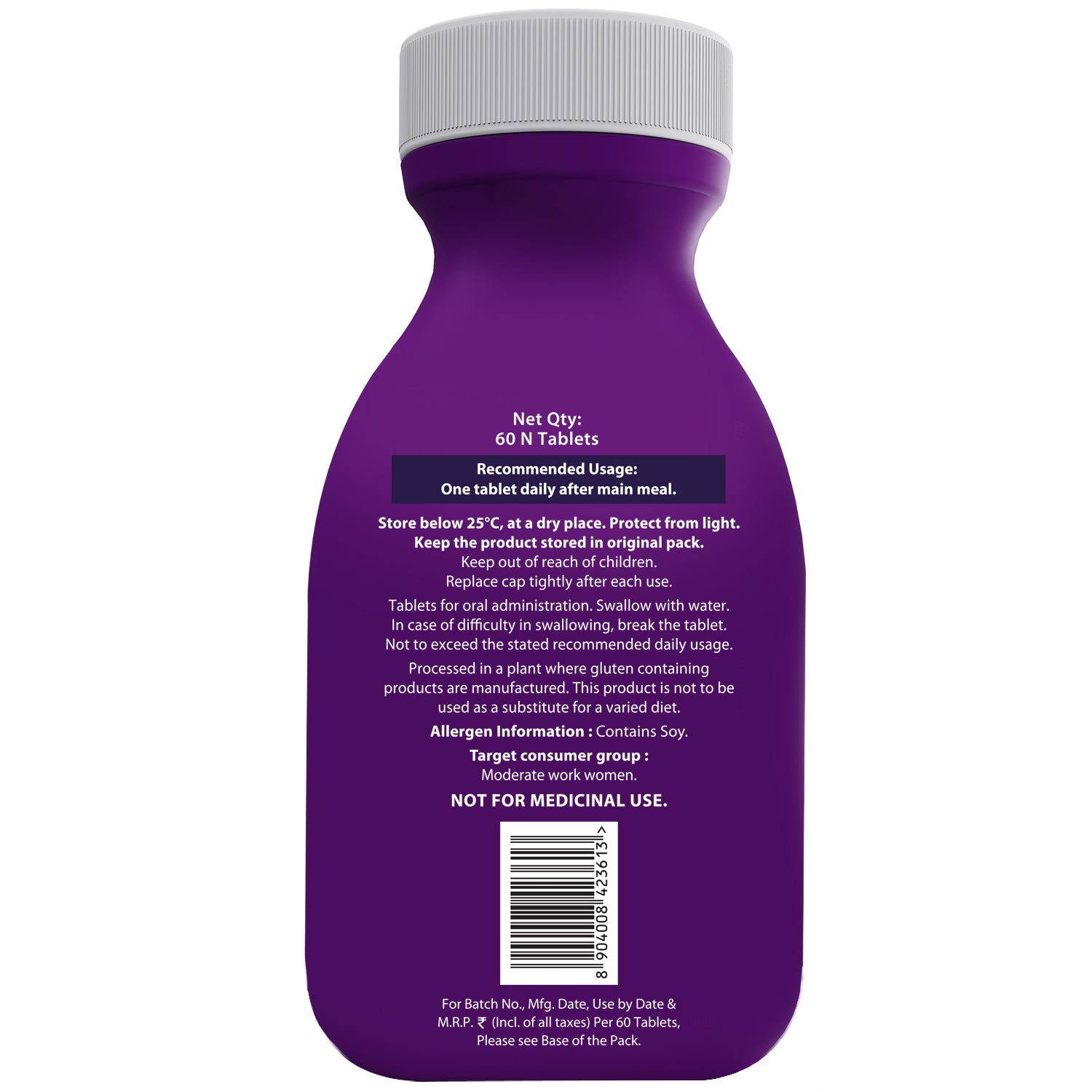 Wellwoman Hairfollic Hair Supplements for Women 60 Tablets - Tub Pack