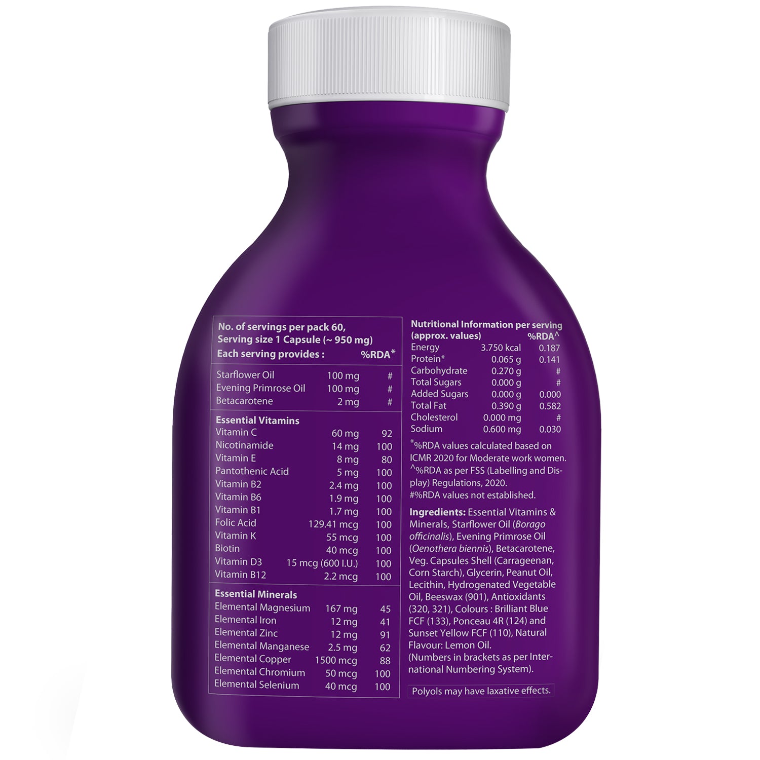 Wellwoman Multivitamin for Women 60 Capsule- Tub Pack
