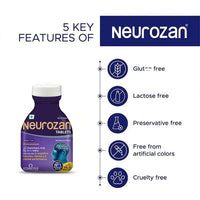 Neurozan Enhance Cognitive Functions | 60 Veg Tablets (Tub Pack)