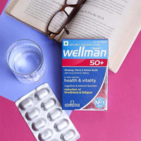 Wellman 50+ Multivitamin Tablets for Men Aged 50 Plus | 30 Veg Tablets
