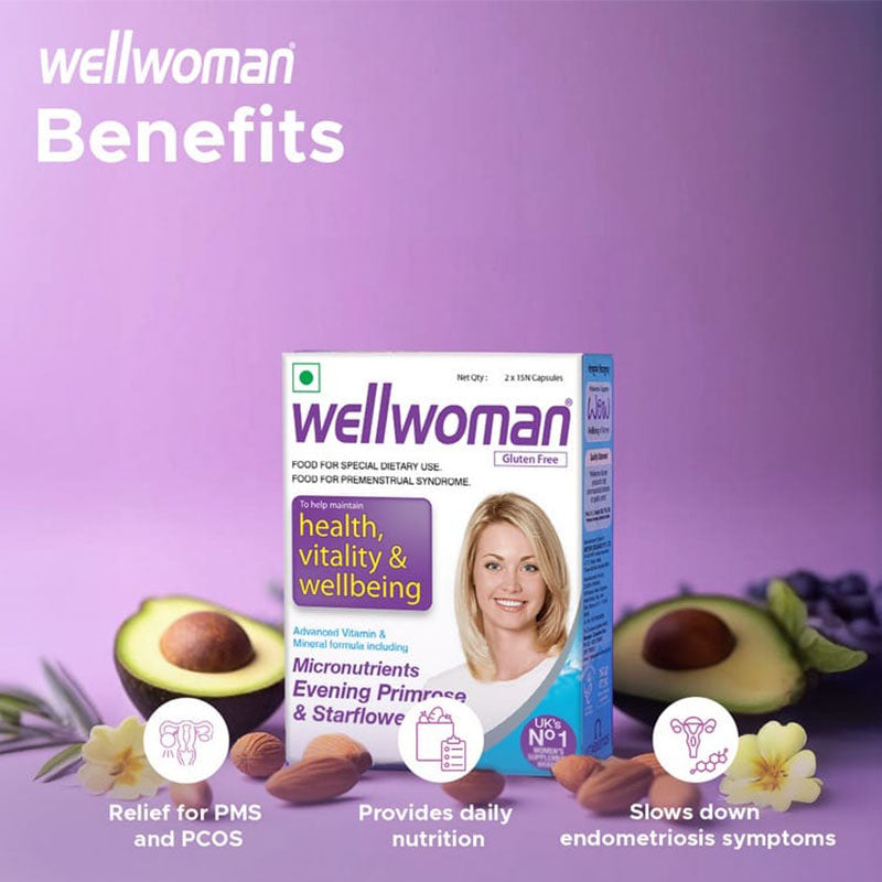 Wellwoman Multivitamins for Women | 30 Veg Capsules