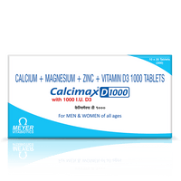 Calcimax D 1000 Tablets 1 Strip (30'S Tablet)