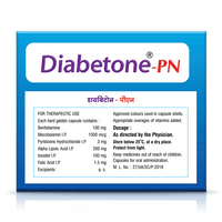 Diabetone Pn Capsules 15 Capsules 1 Strip