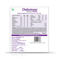 Diabetone Tablets - 1 strip of 15 Tablets