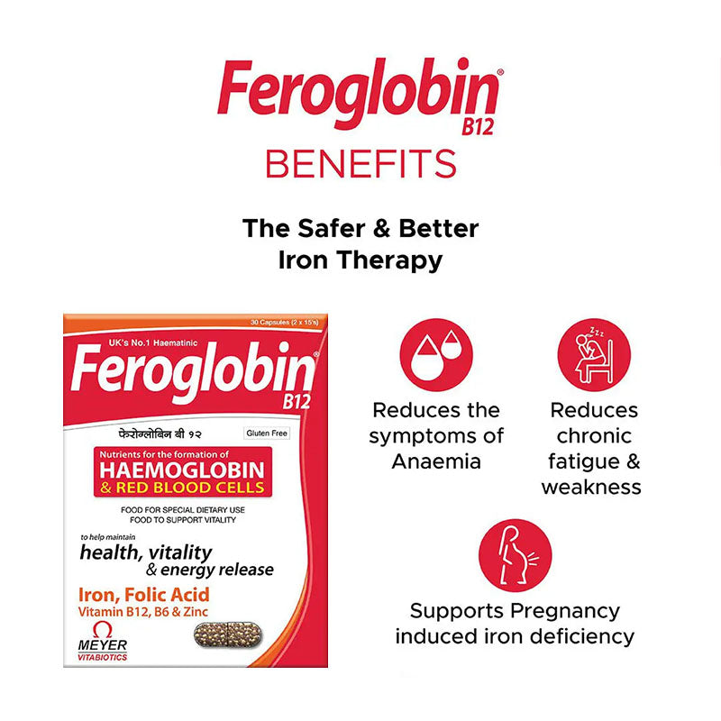 Feroglobin B12 - 30 Capsules
