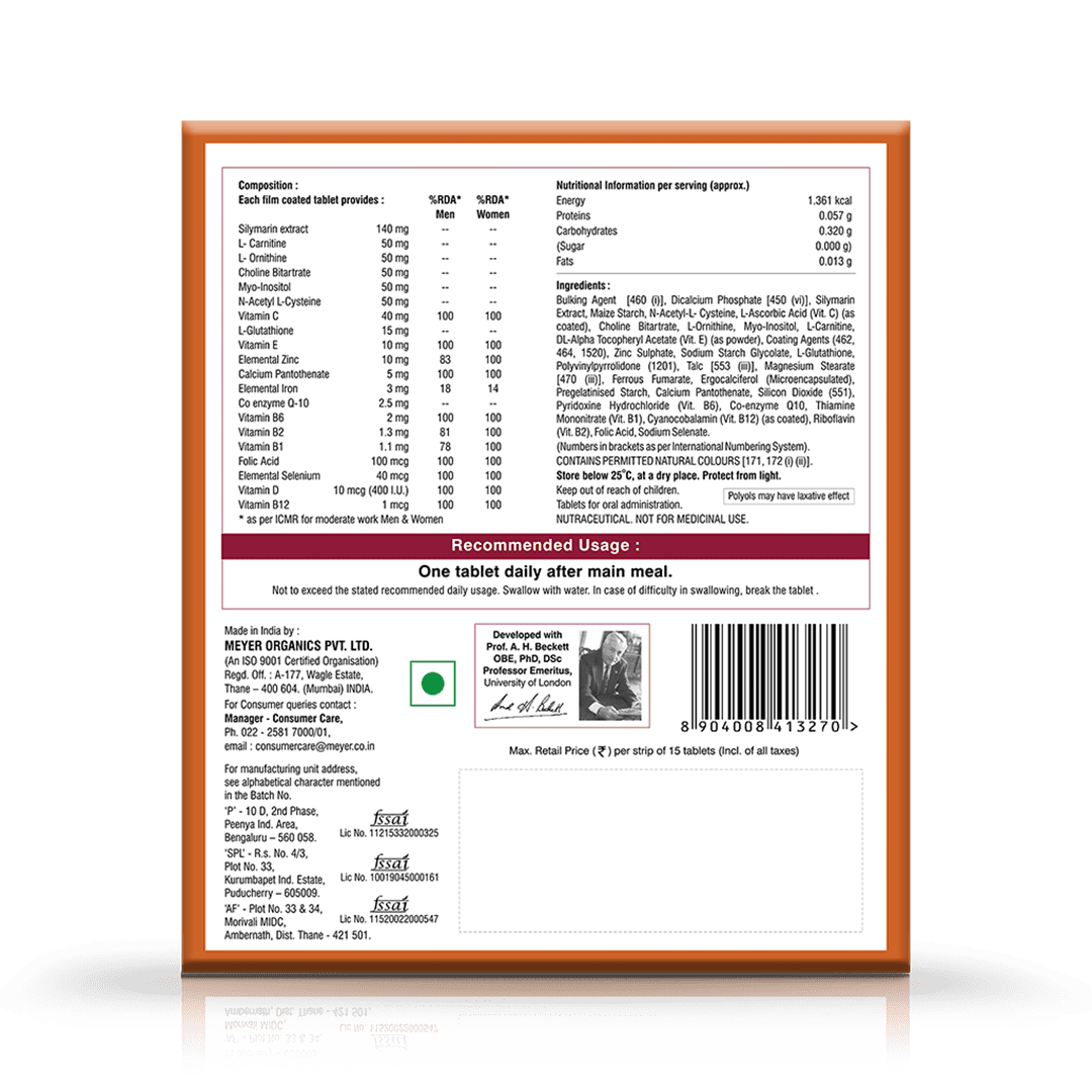 Liveril Forte Strip Of 15 Tablets