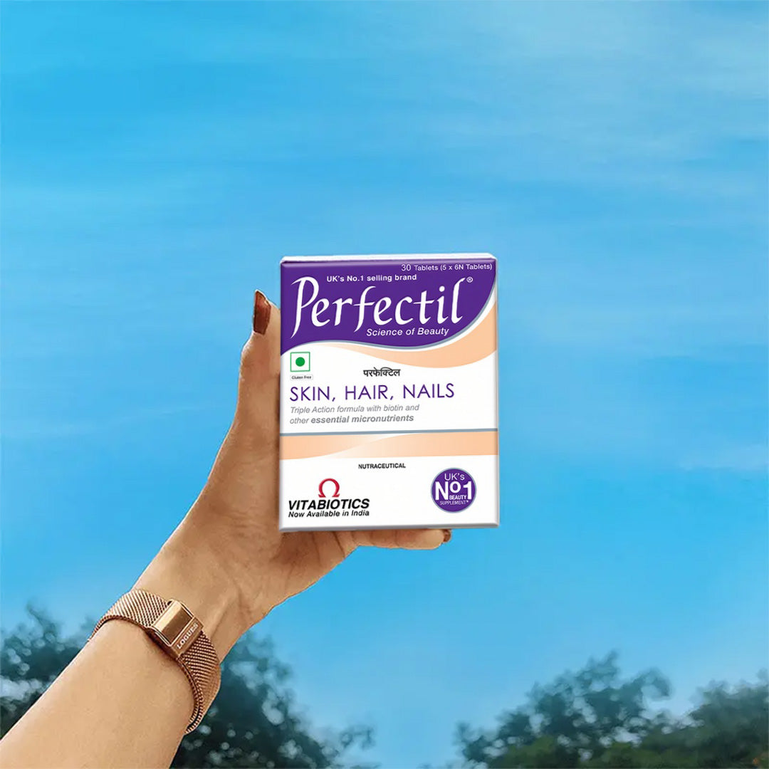 Perfectil Multivitamin for Skin, Hair & Nail for Men & Women | 30 Veg Tablets