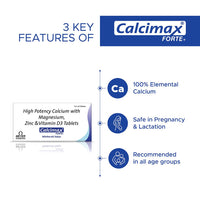 Calcimax Forte Plus 30 Tablets (1 Strip)