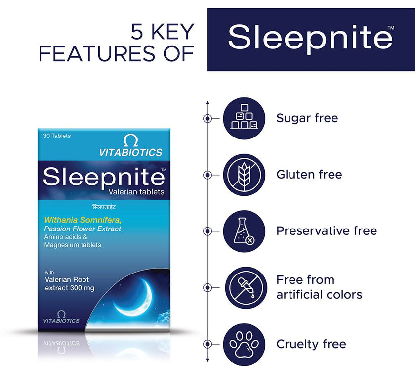 Buy Sleepnite Tablets from Vitabiotics Online