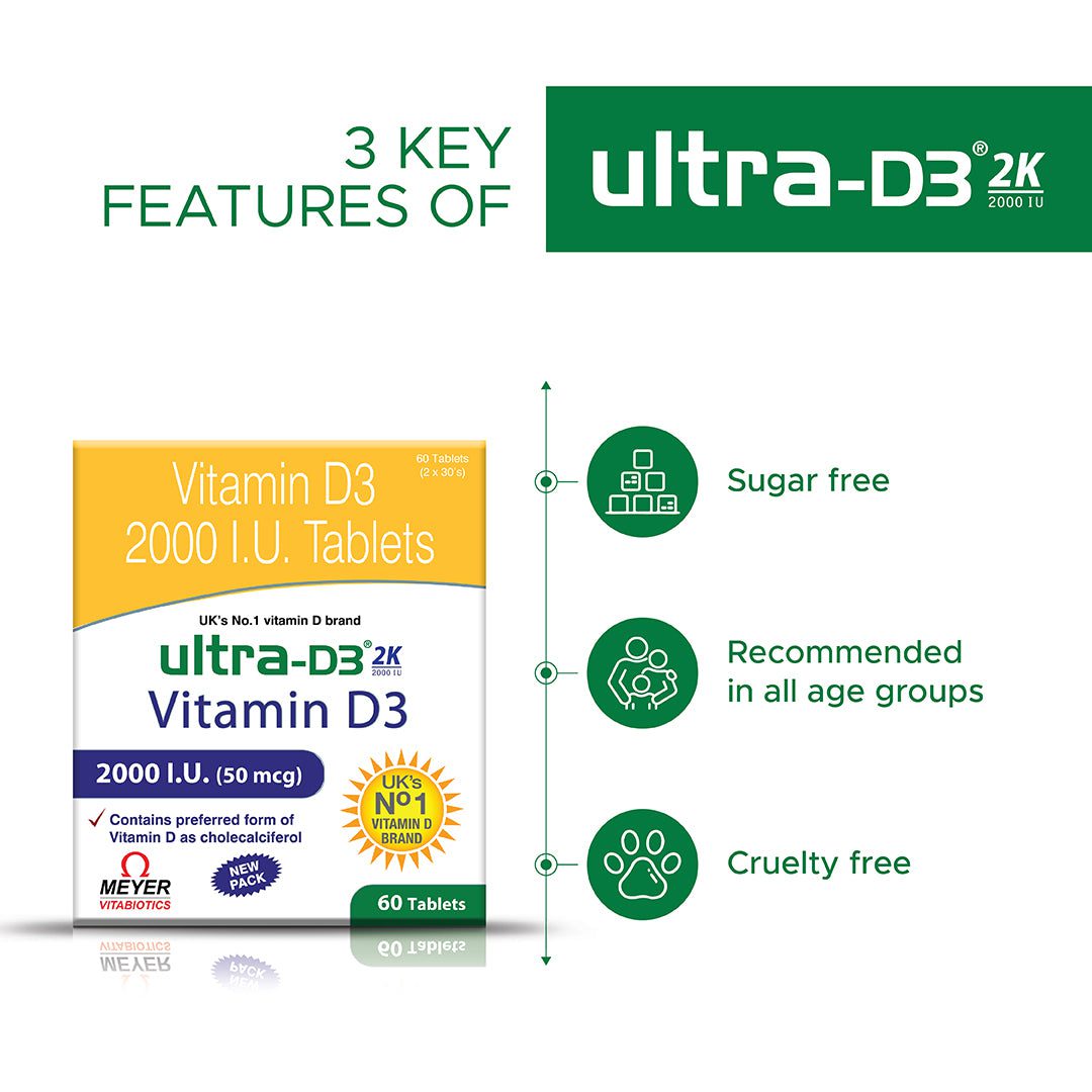 Ultra D3 2K - 60 Tablets