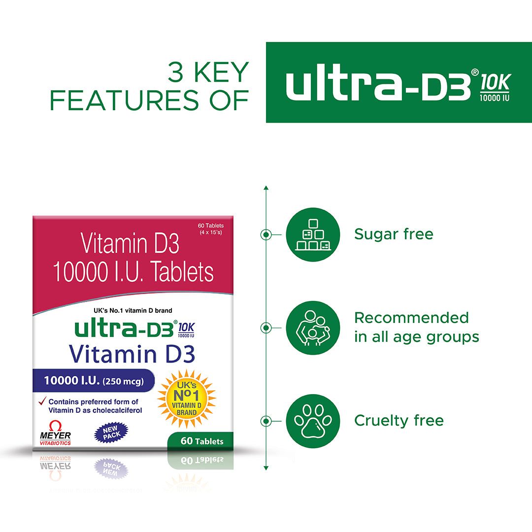 Ultra D3 10K - 15 Tablet 1 Strip