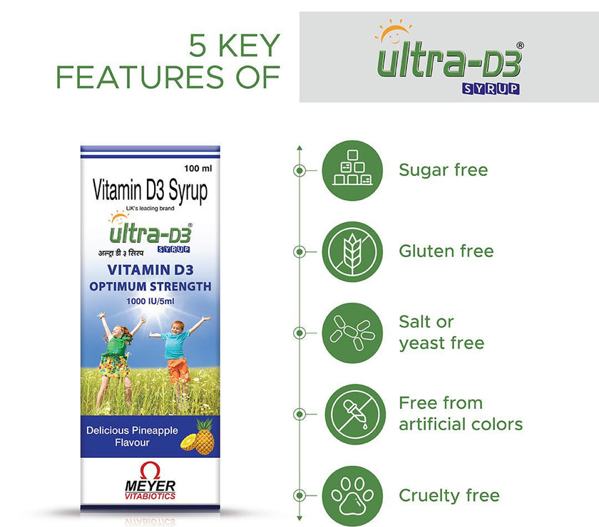 Ultra D3 Syrup 100 Ml Bottle