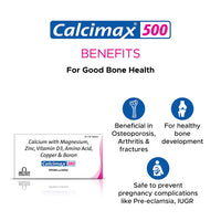 Calcimax 500 30 Tablets - 1 Strip