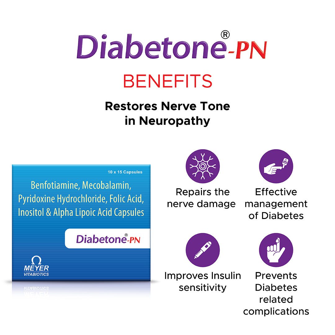 Diabetone Pn Capsules 15 Capsules 1 Strip
