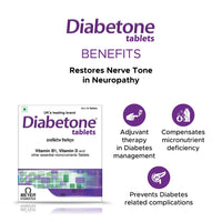 Diabetone Tablets - 1 strip of 15 Tablets