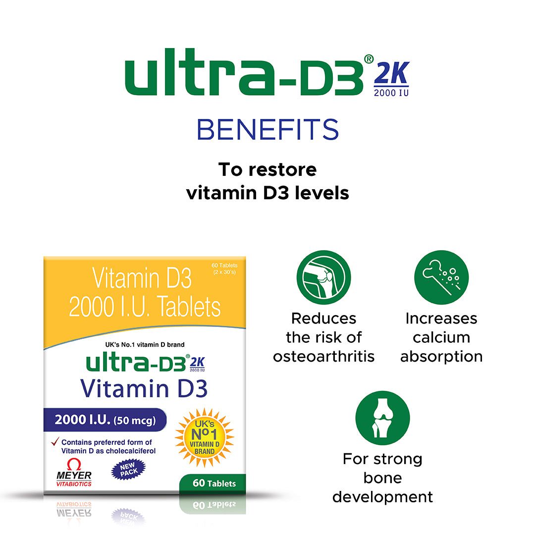 Ultra D3 2K - 60 Tablets