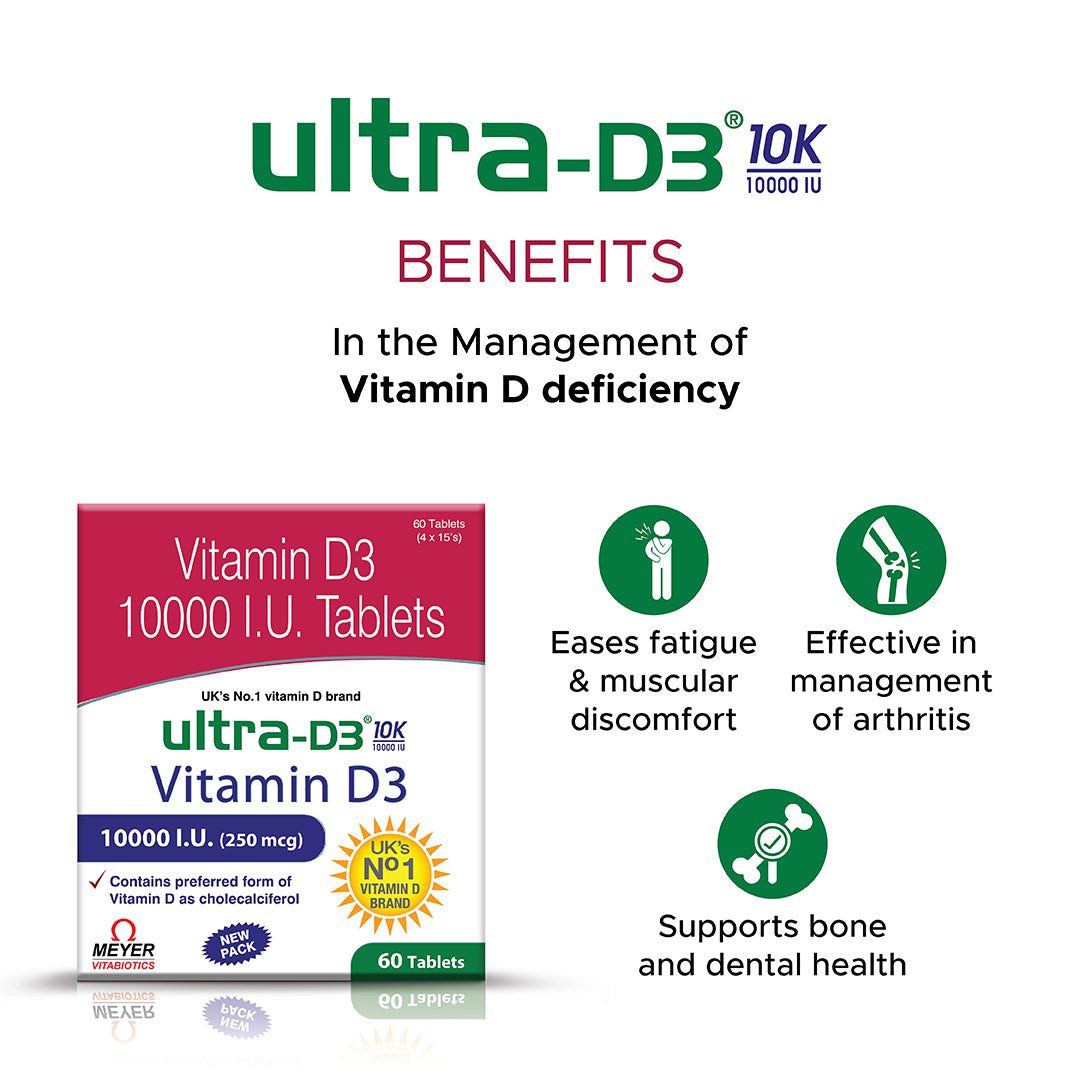 Ultra D3 10K - 15 Tablet 1 Strip