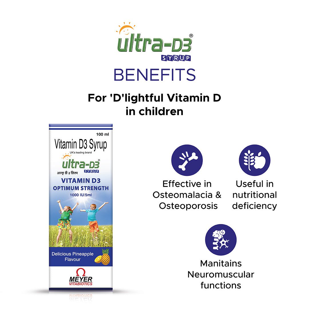 Ultra D3 Syrup 100 Ml Bottle
