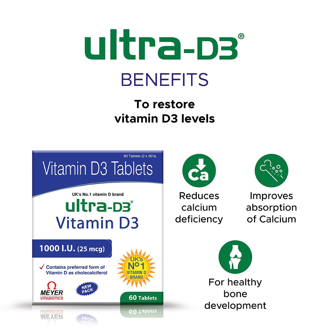 Ultra D3 Tablets - 30 Tablets