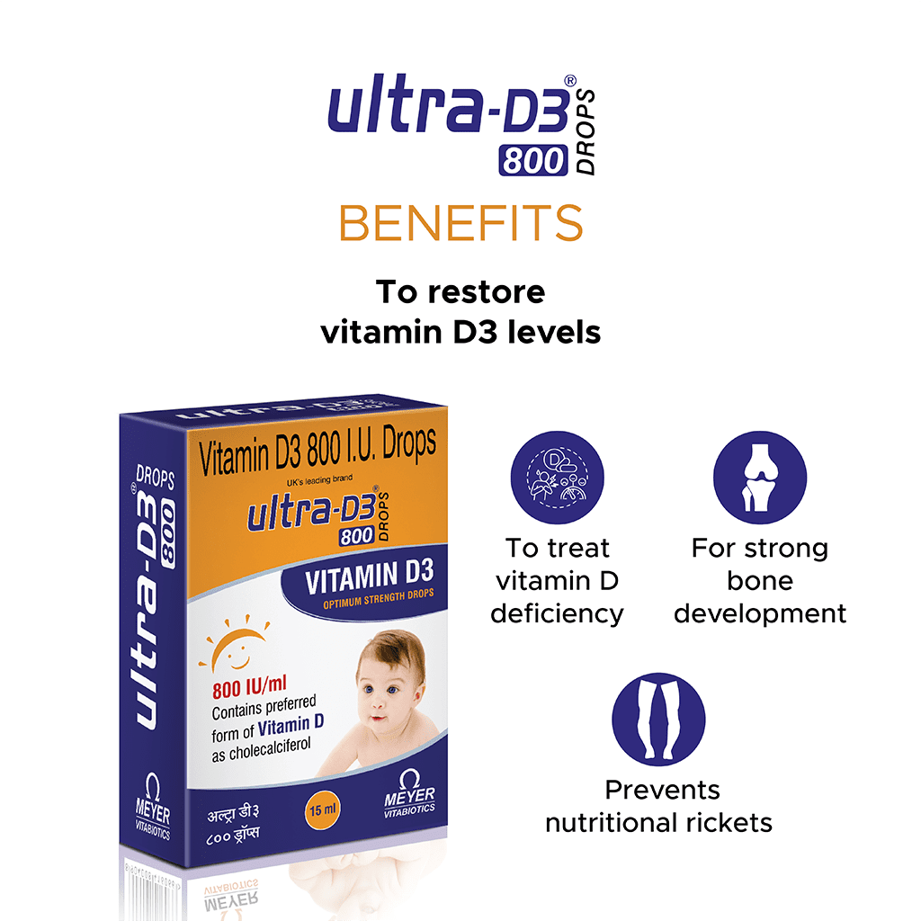 Ultra D3 800 Drops 15 Ml Bottle