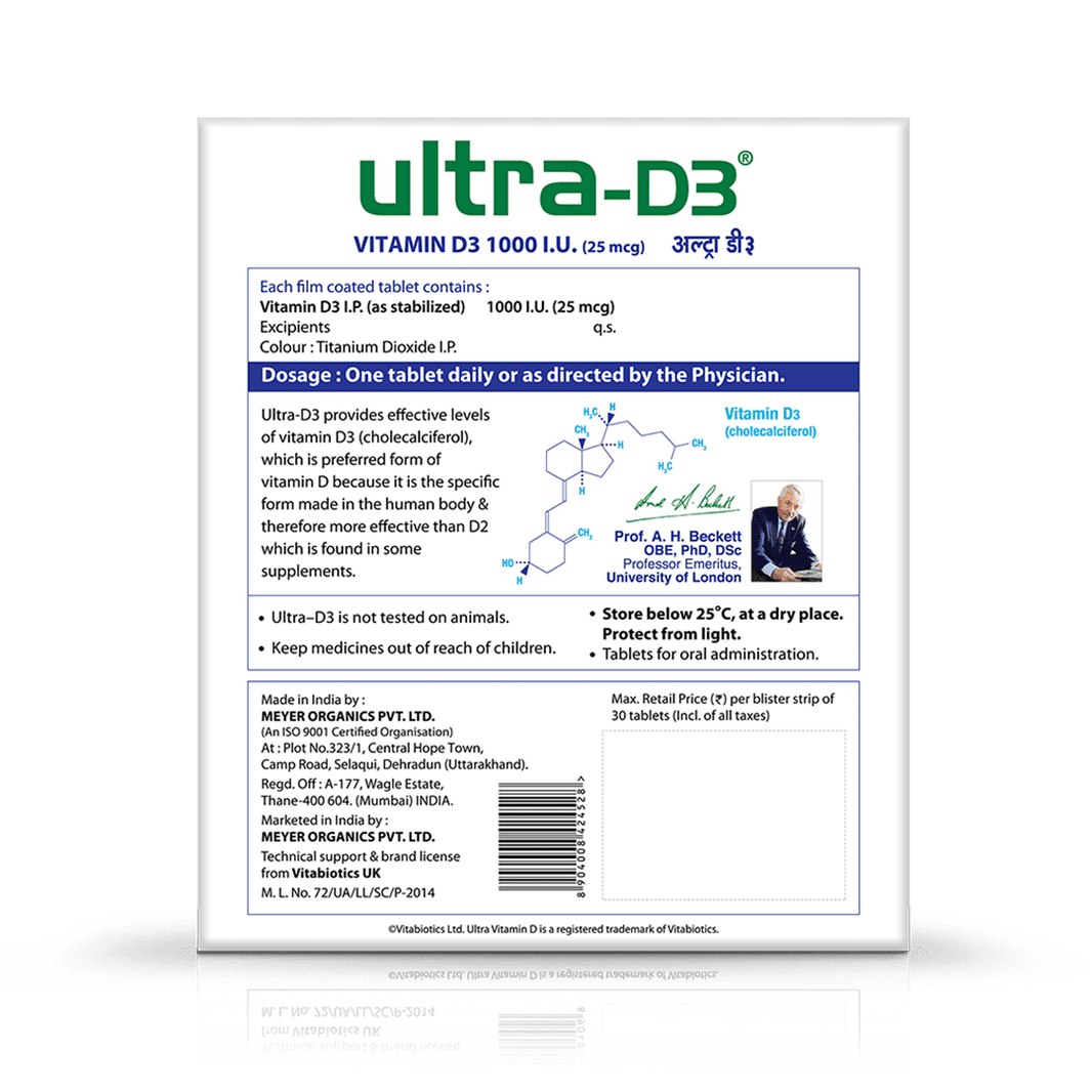 Ultra D3 Tablets - 30 Tablets