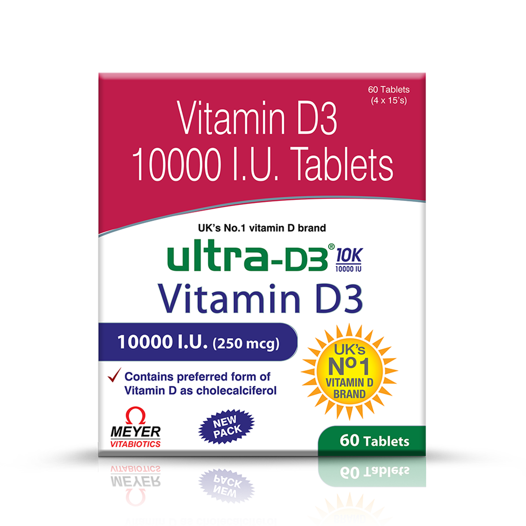 High Strength Vitamin D3 Supplement - Buy Ultra D3 10K Tablets
