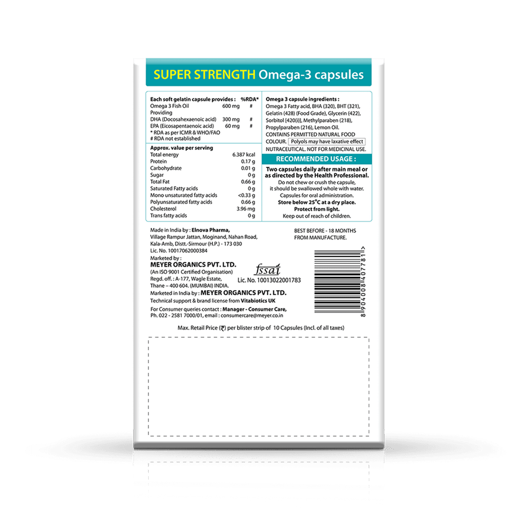 Ultra Omega-3 10 Capsules
