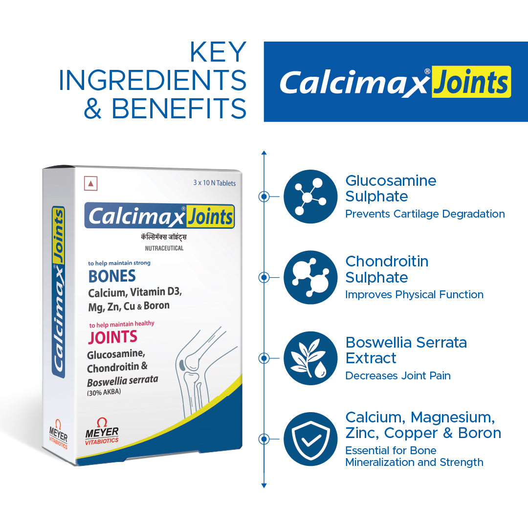 Calcimax Joints 1 Strip (10 Tablets)