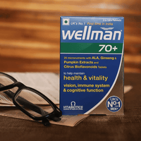 Wellman 70+ Multivitamin Tablets for Men Aged 70 Plus | 30 Veg Tablets