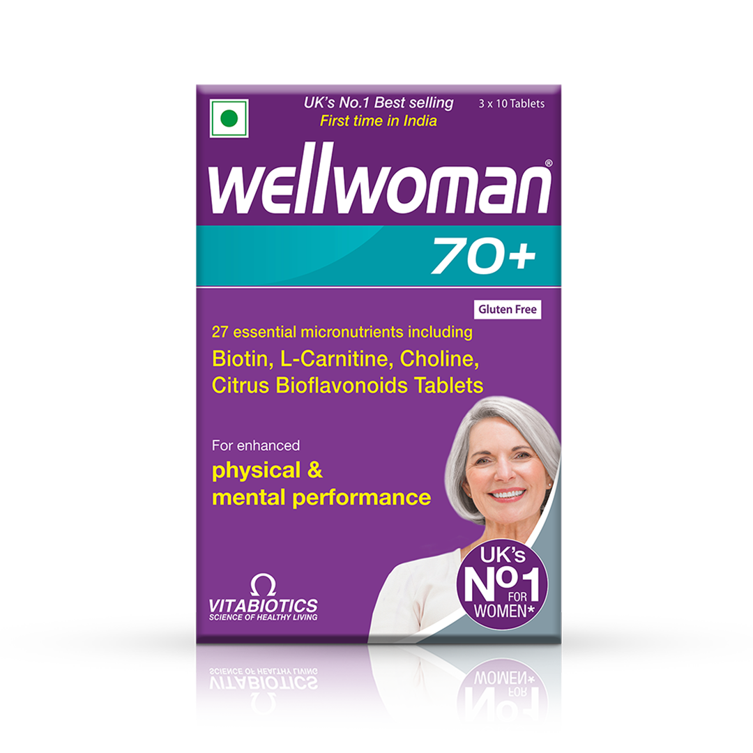 Women's 70+ Multivitamin Supplement - Buy Wellwoman 70+® Tablets