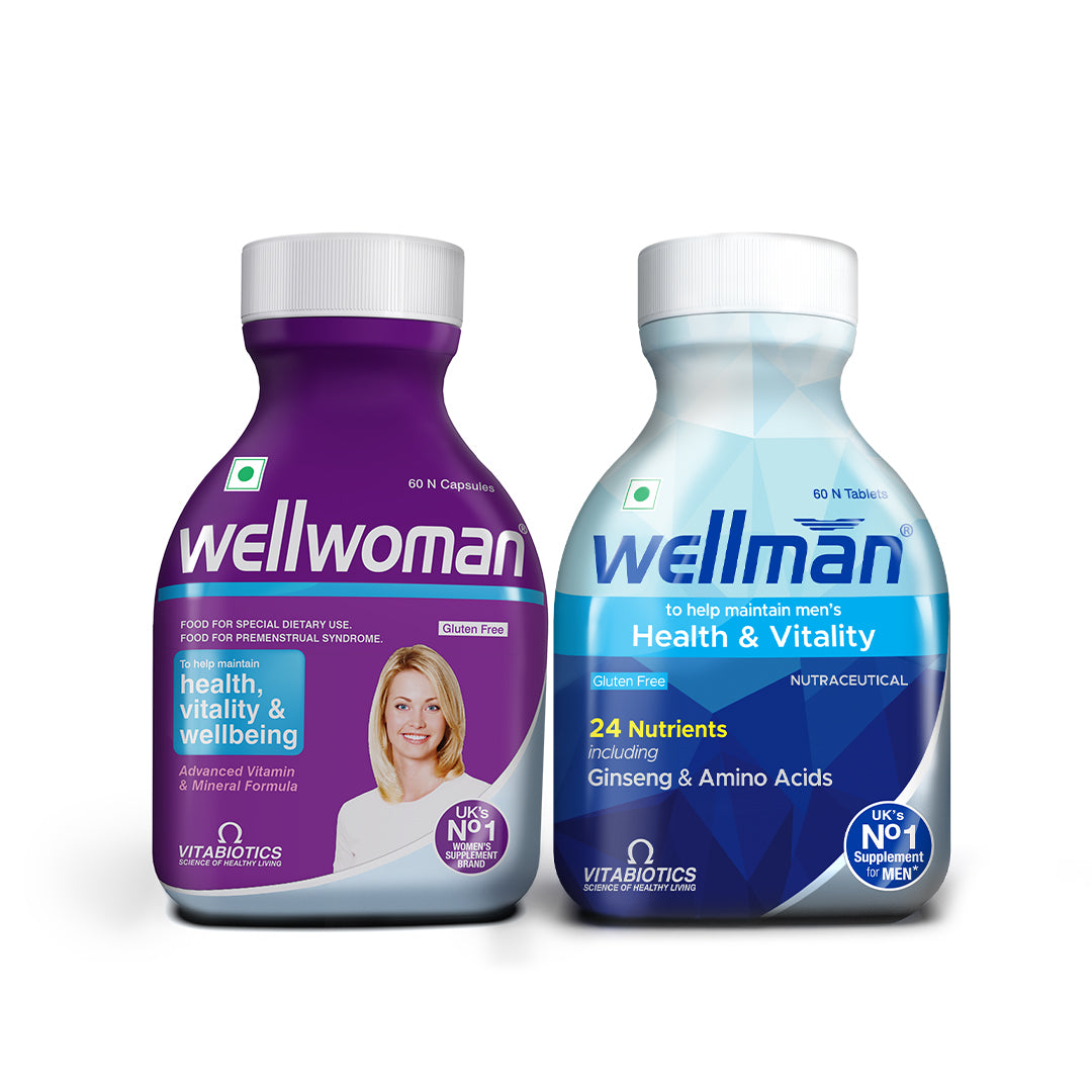 Couple's Wellness Pack | Wellman + Wellwoman + Free Magnesium