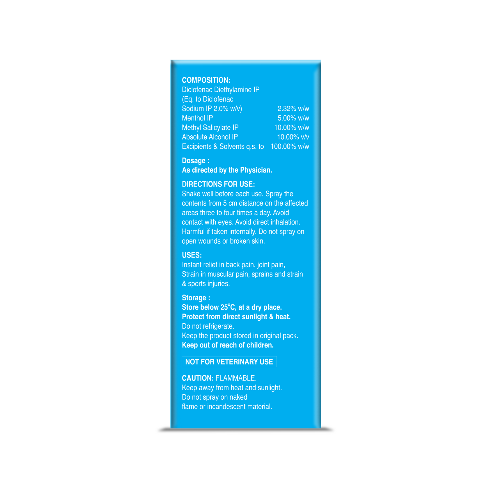 Jointace Pain Relief Spray | Diclofenac, Menthol & Methyl Salicylate | Fast Relief for Joint & Muscle Pain|30 g