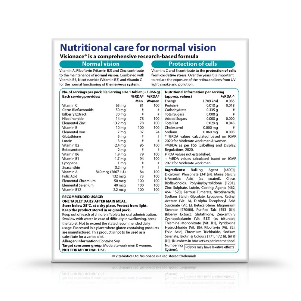Visionace 30 Tablets