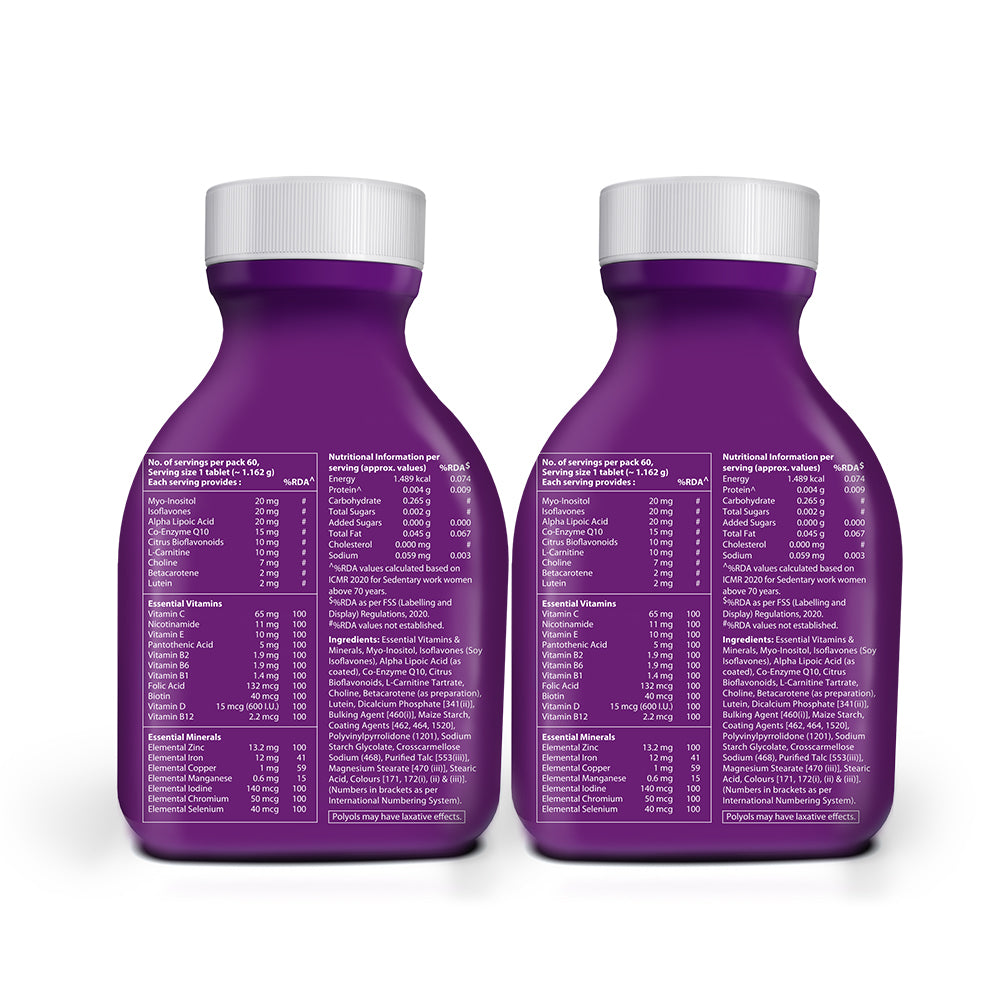 Wellwoman 70+ Multivitamin Tablets for Women Aged 70 Plus  ( Pack of 2 ) + Free Magensium