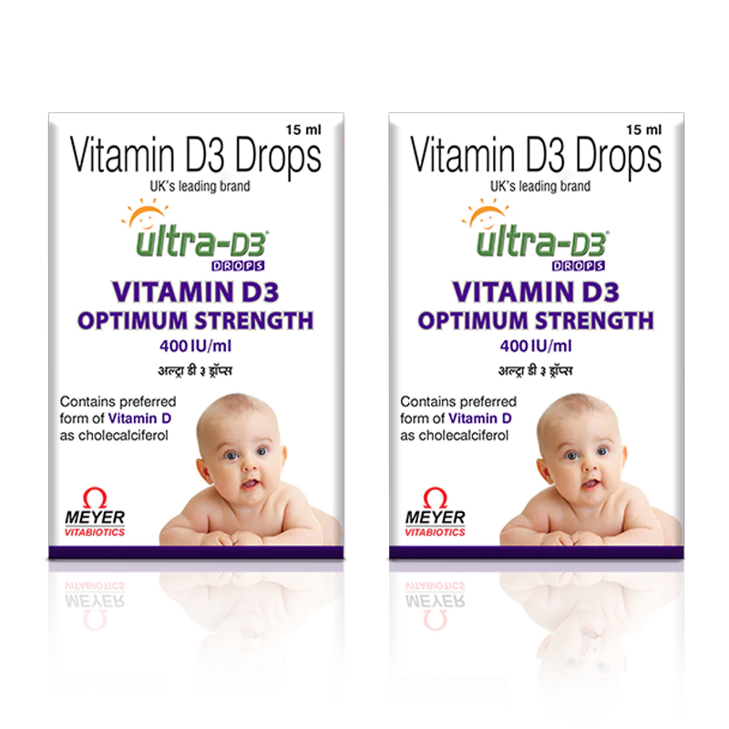 Best Vitamin D Supplements - Buy Ultra D3 Drops for Kids (15ml) Combo